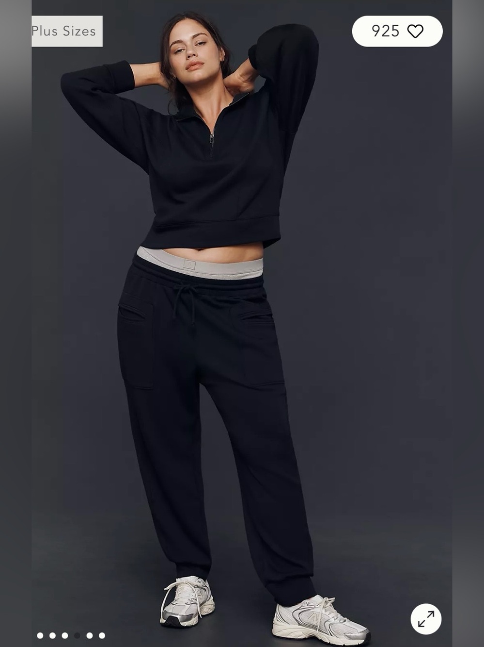 Daily Practice/Anthropologie Run it Up Cargo Sweatpants in Black Size XL. NWT